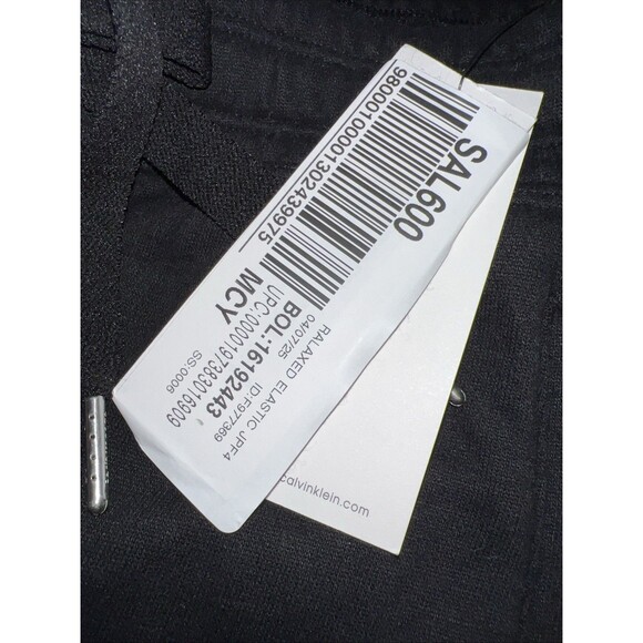 CALVIN KLEIN Performance Joggers Sweatpants Black Drawstring Women’s Size XS - Picture 5 of 8